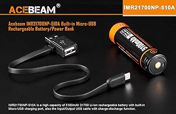 Amazon | Acebeam W30 Long Range LEP Flashlight - 500 Lumens